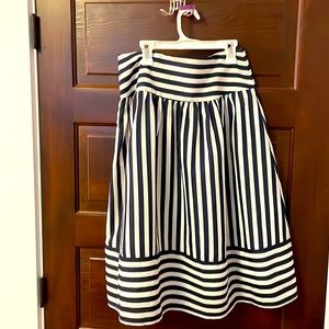 Anthropology Stripped skirt